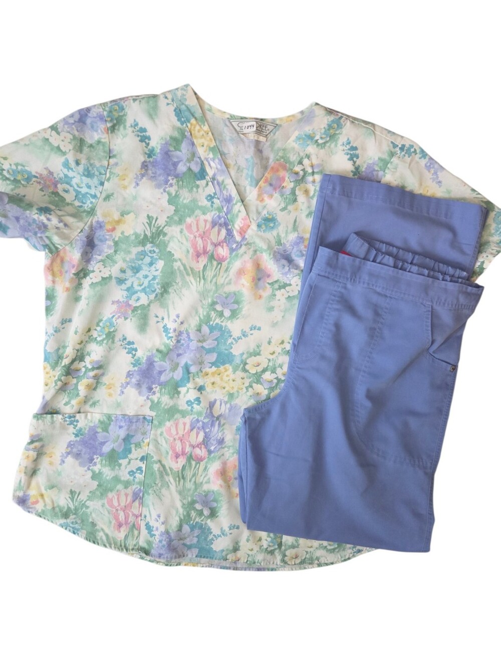 Flowers Scrub Set